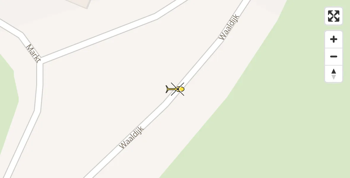 Routekaart van de vlucht: Traumahelikopter naar Gendt