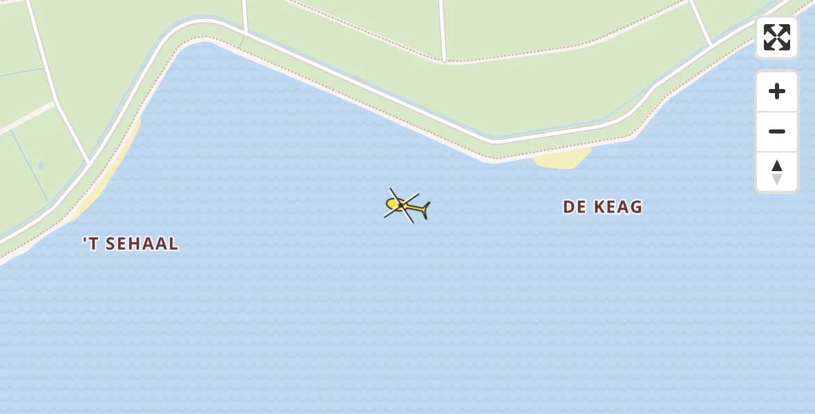 Routekaart van de vlucht: Ambulancehelikopter naar Formerum