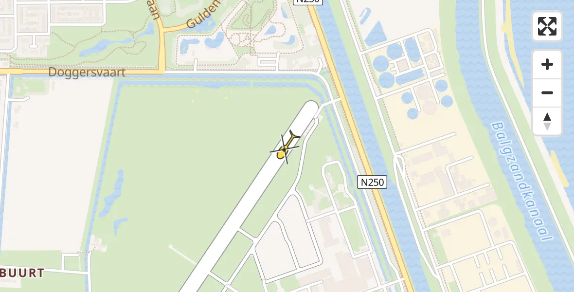 Vluchtroute  van Vliegveld De Kooy naar Vliegveld De Kooy