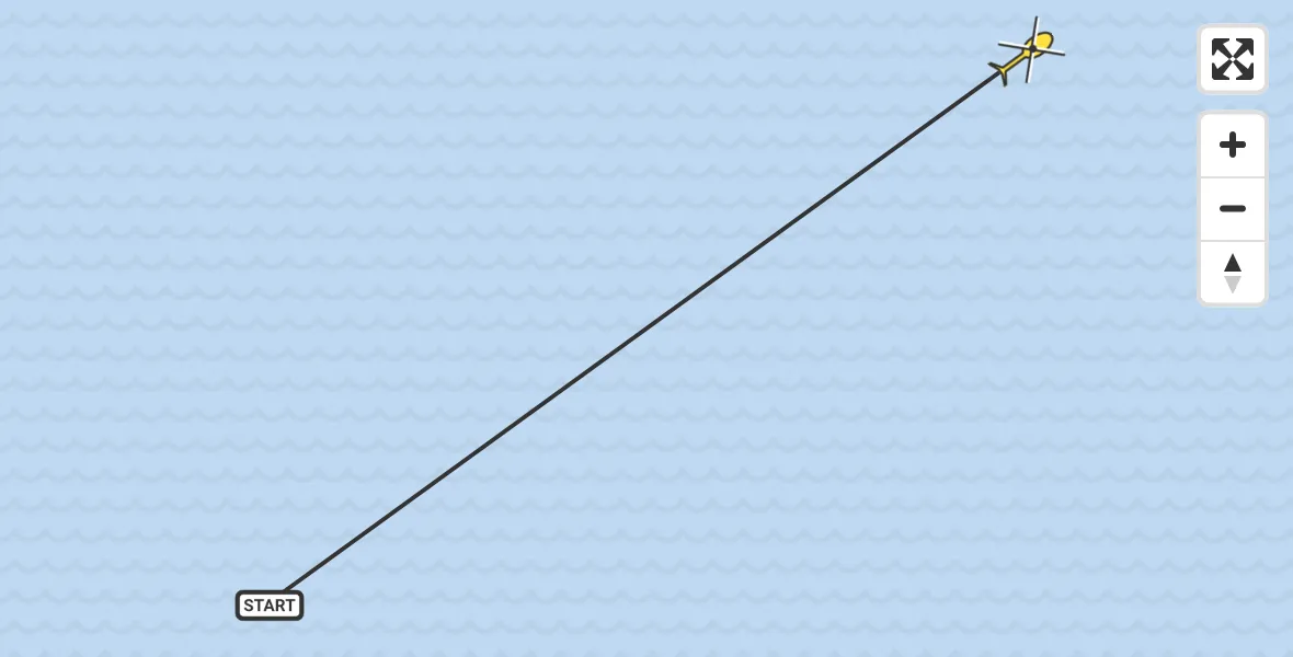 Routekaart van de vlucht: Ambulancehelikopter naar Oosterend