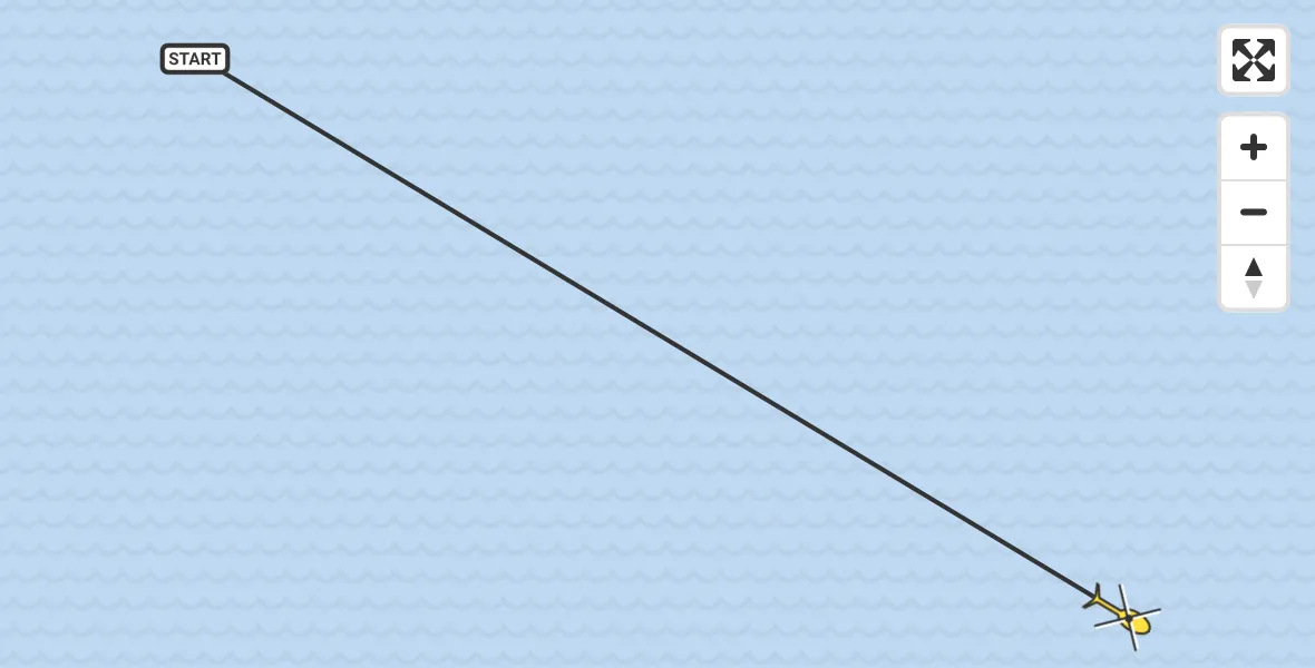Routekaart van de vlucht: Ambulancehelikopter naar Formerum