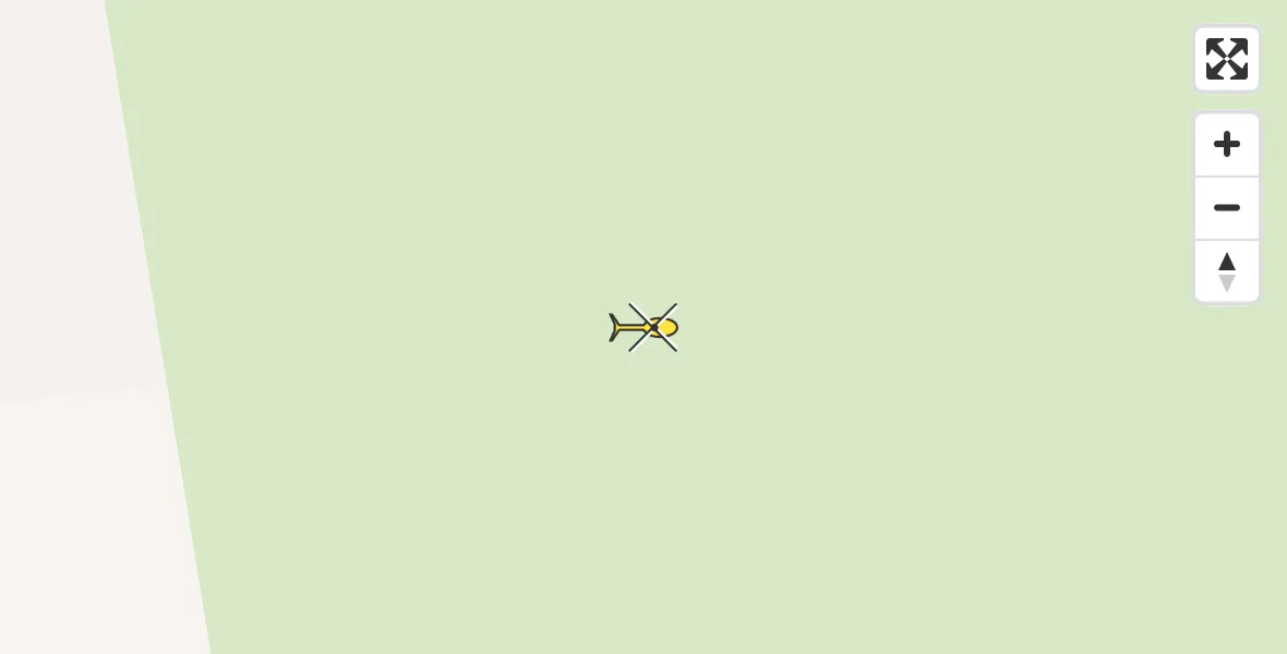 Vluchtroute Traumahelikopter van Zevenhuizen naar Zevenhuizen