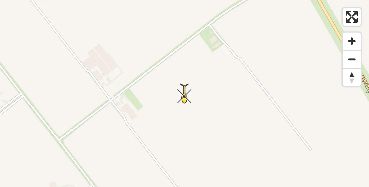 Routekaart van de vlucht: Ambulancehelikopter naar Lelystad