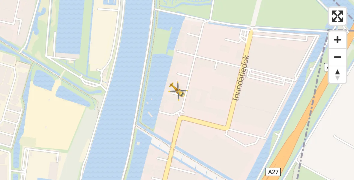 Vluchtroute Traumahelikopter Nieuwegein - Nieuwegein, 02 februari 2024, 02:09