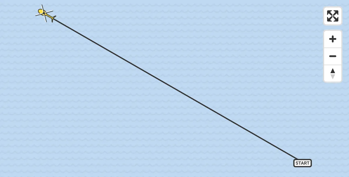 Routekaart van de vlucht: Ambulancehelikopter naar Oosterend