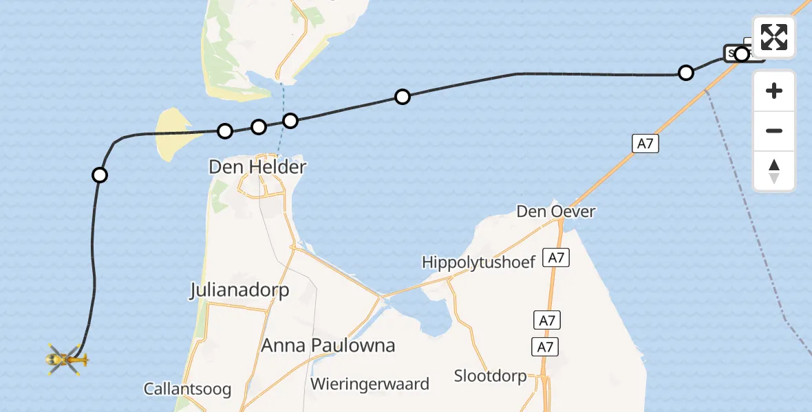 Vluchtroute  Breezanddijk - , 03 februari 2024, 17:39
