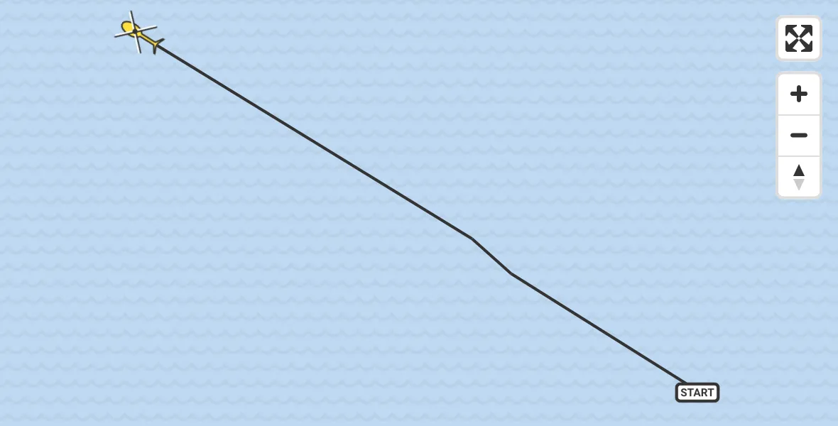Routekaart van de vlucht: Ambulancehelikopter naar Oosterend