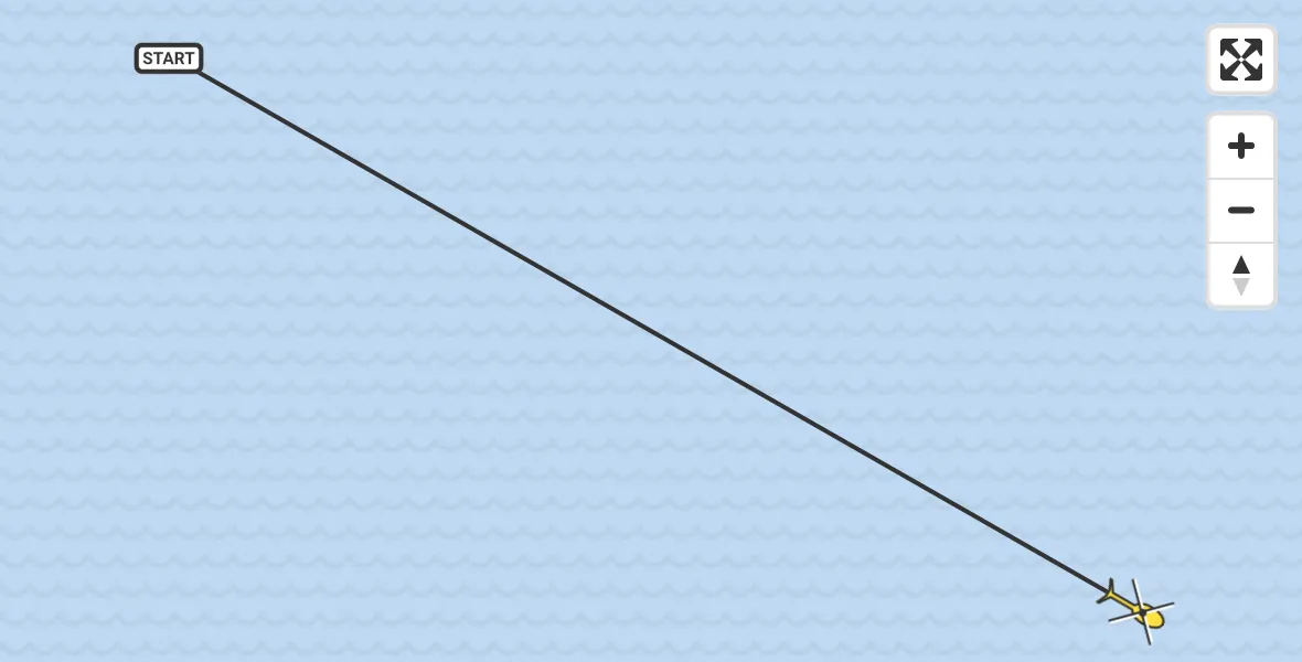 Routekaart van de vlucht: Ambulancehelikopter naar Formerum