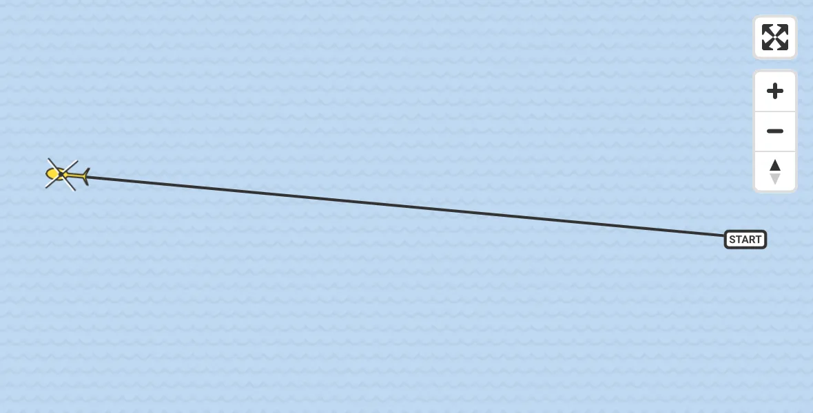 Routekaart van de vlucht: Ambulancehelikopter naar Formerum, Oost Meep