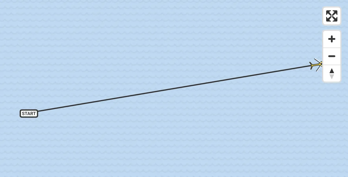 Routekaart van de vlucht: NCG06 naar Warns