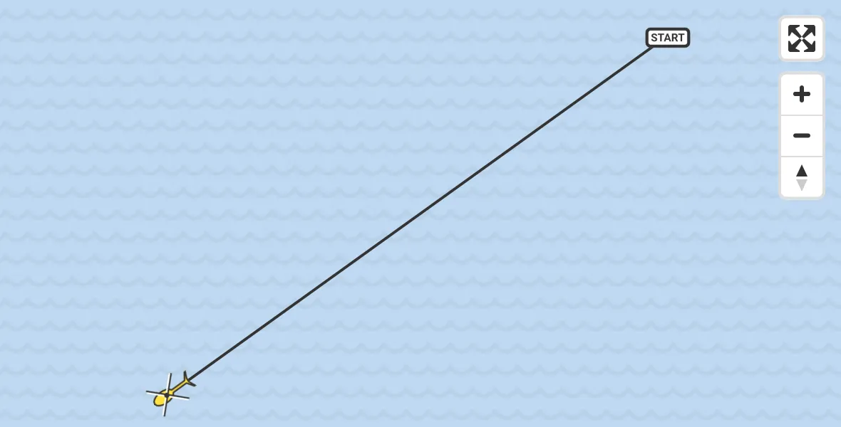 Routekaart van de vlucht: NCG06 naar Warns