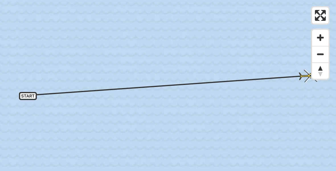 Routekaart van de vlucht: NCG06 naar Warns