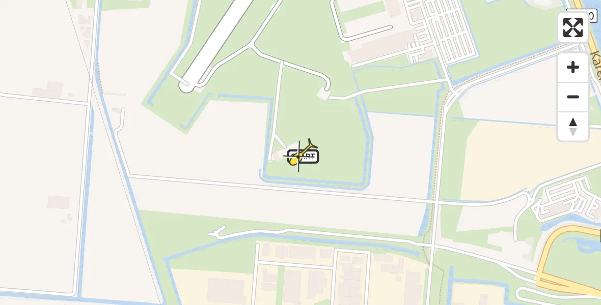 Vluchtroute  van Vliegveld De Kooy naar Vliegveld De Kooy