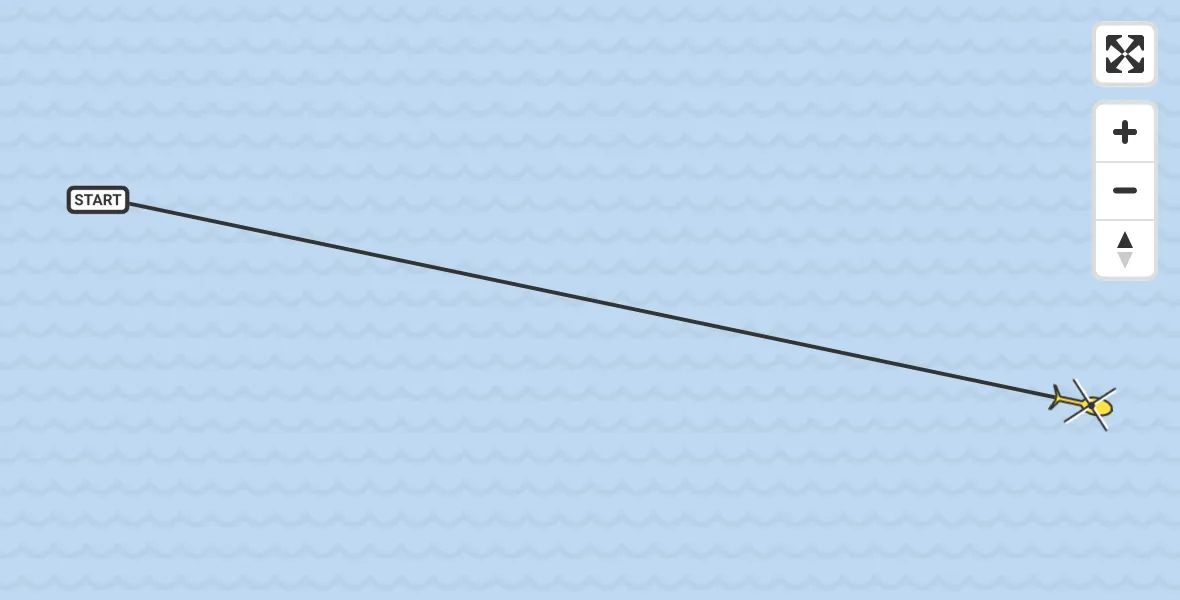 Routekaart van de vlucht: Ambulancehelikopter naar Oosterend