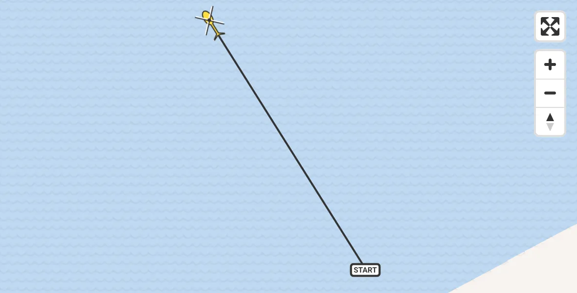 Routekaart van de vlucht: Ambulancehelikopter naar Hollum, Kromme Balg