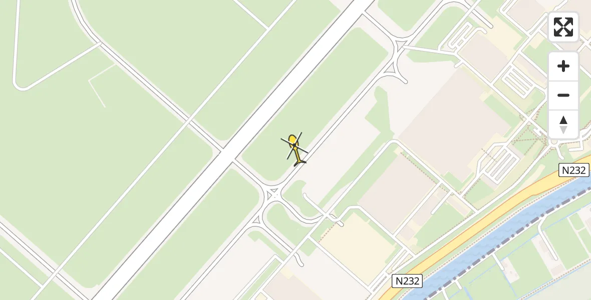 Vluchtroute Politiehelikopter van Schiphol naar Schiphol