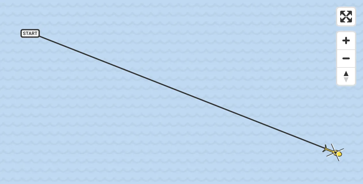 Routekaart van de vlucht: Ambulancehelikopter naar Formerum