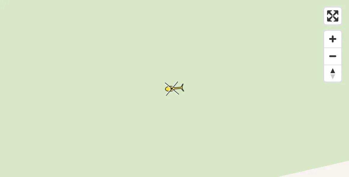 Routekaart van de vlucht: Traumahelikopter naar Bladel