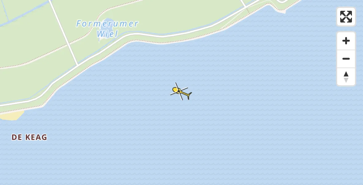 Routekaart van de vlucht: Ambulancehelikopter naar Formerum