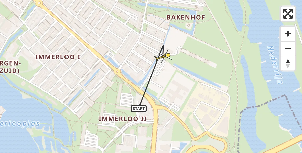 Routekaart van de vlucht: Politiehelikopter naar Arnhem, Wout Wagtmanshof