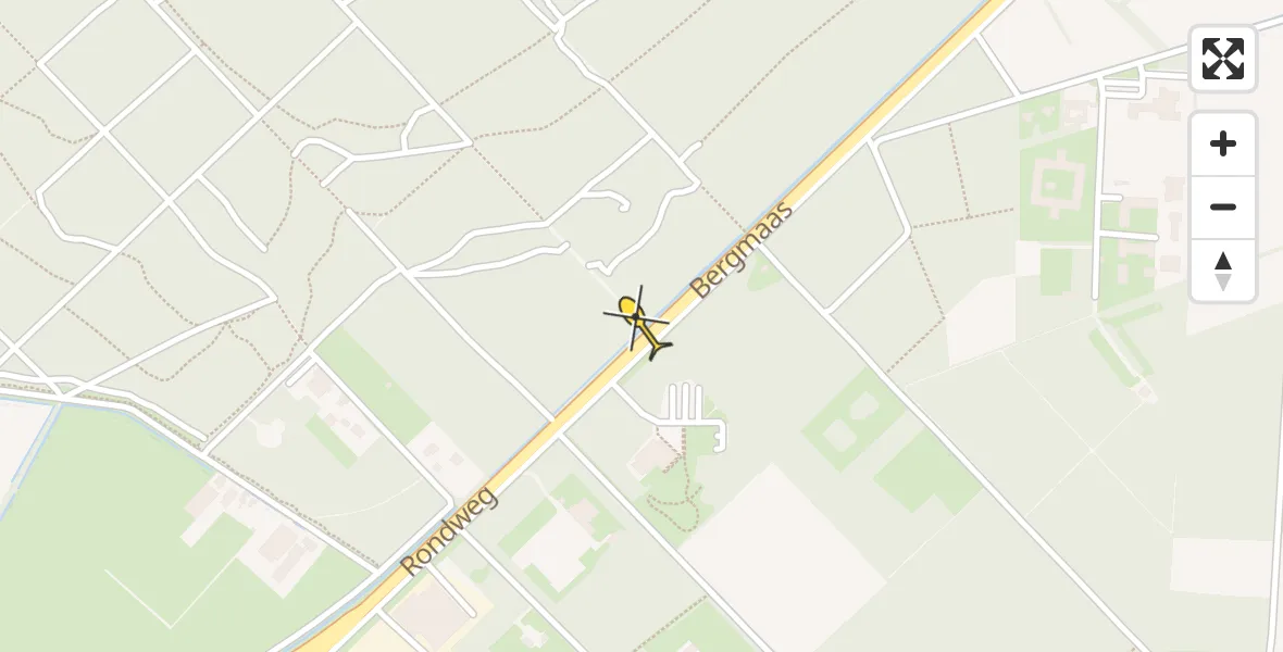 Routekaart van de vlucht: Traumahelikopter naar Zeeland