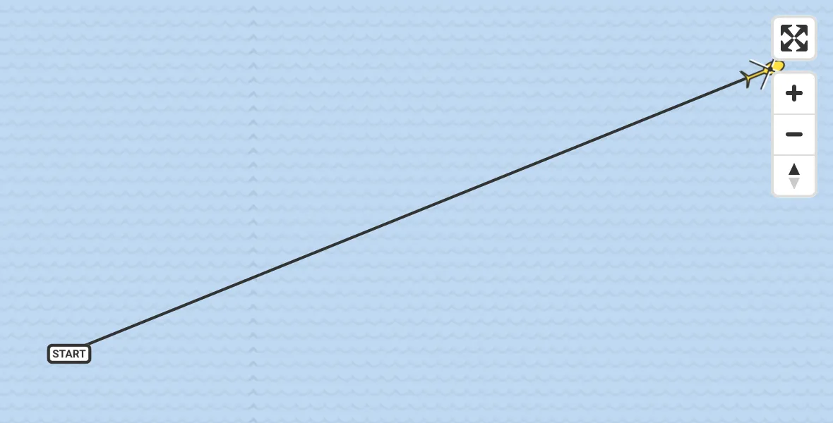 Routekaart van de vlucht: Ambulancehelikopter naar Oosterend