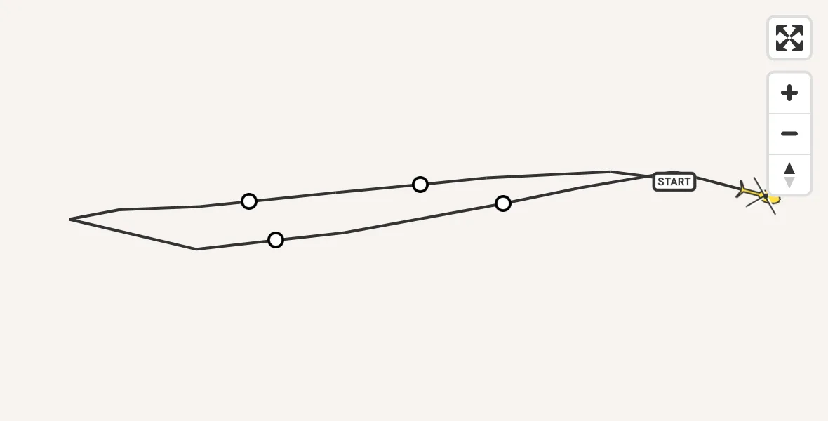 Routekaart van de vlucht: Traumahelikopter naar Sankt Augustin