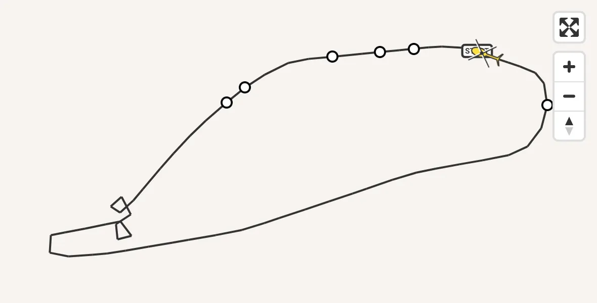 Routekaart van de vlucht: Traumahelikopter naar Sankt Augustin