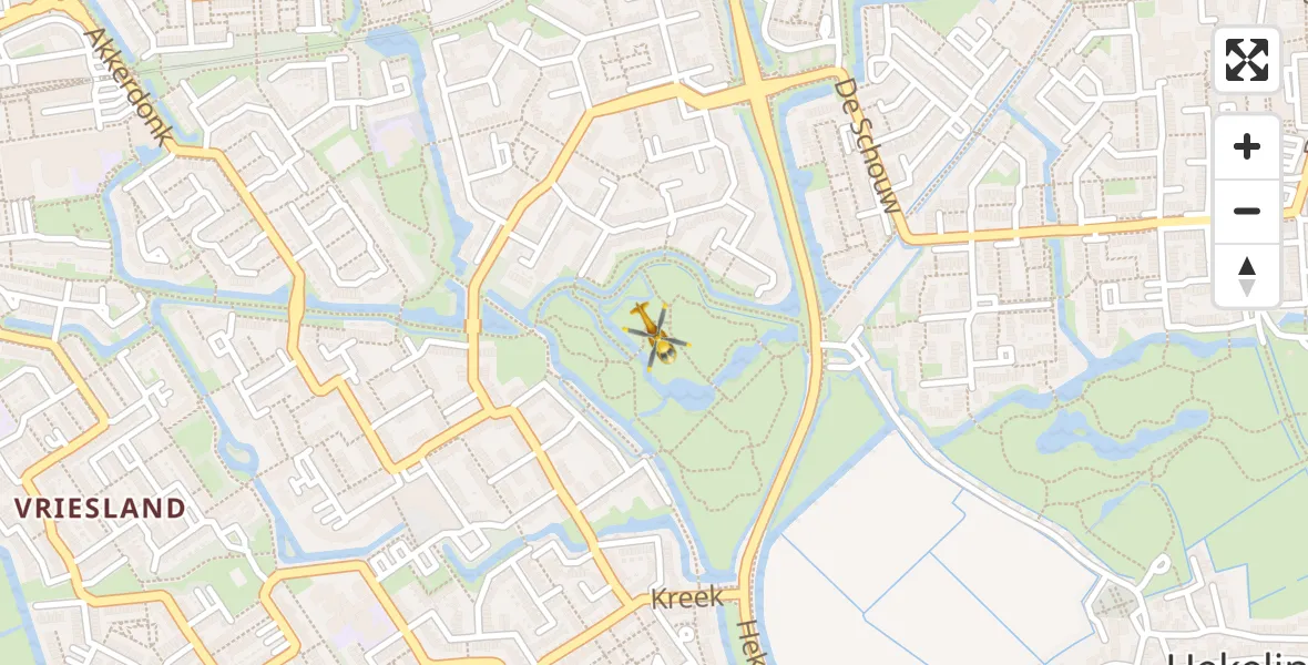 Vluchtroute Traumahelikopter Spijkenisse - Spijkenisse, 03 maart 2024, 13:13