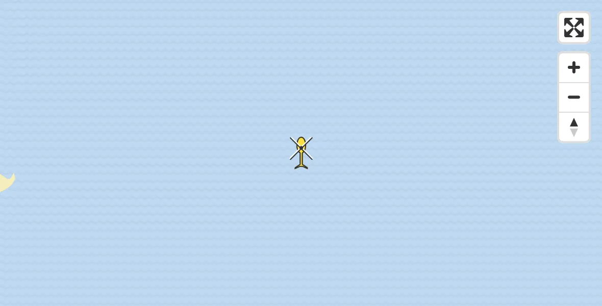 Routekaart van de vlucht: Ambulancehelikopter naar West-Terschelling