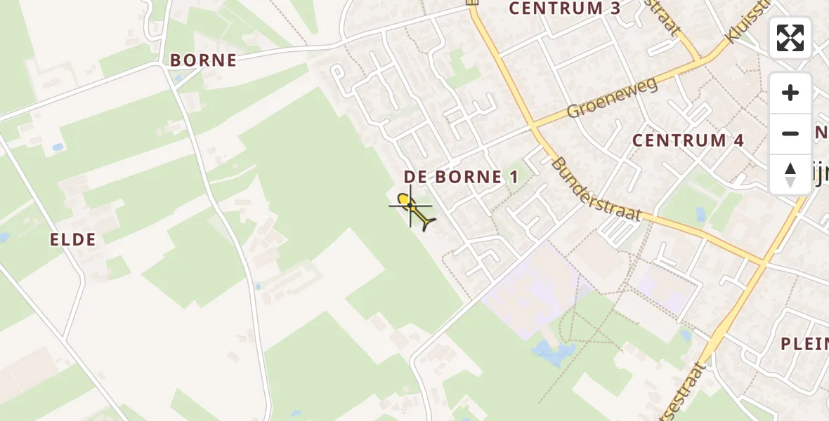 Routekaart van de vlucht: Traumahelikopter naar Schijndel