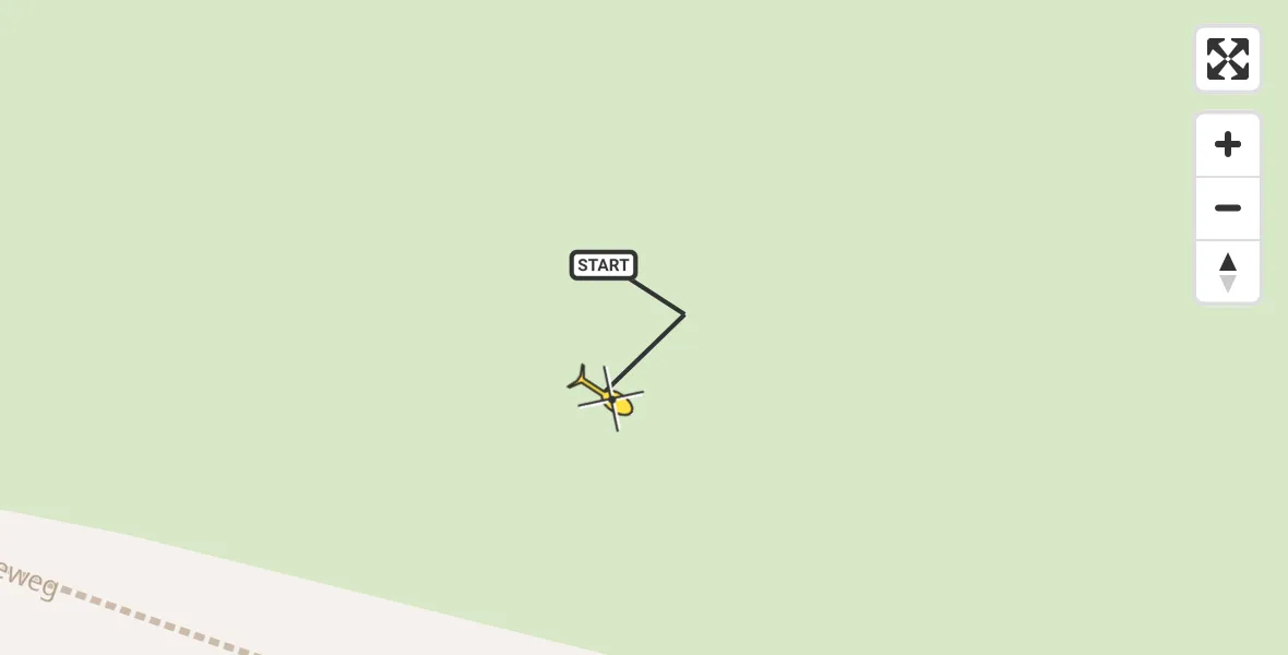 Routekaart van de vlucht: Traumahelikopter naar Groesbeek, Nieuweweg