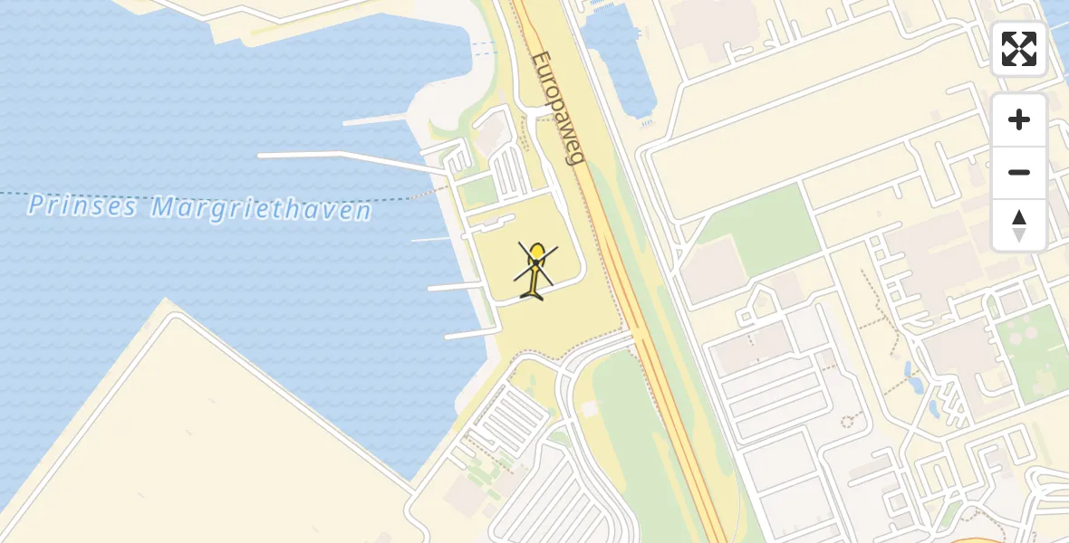 Routekaart van de vlucht: NCG08 naar Maasvlakte