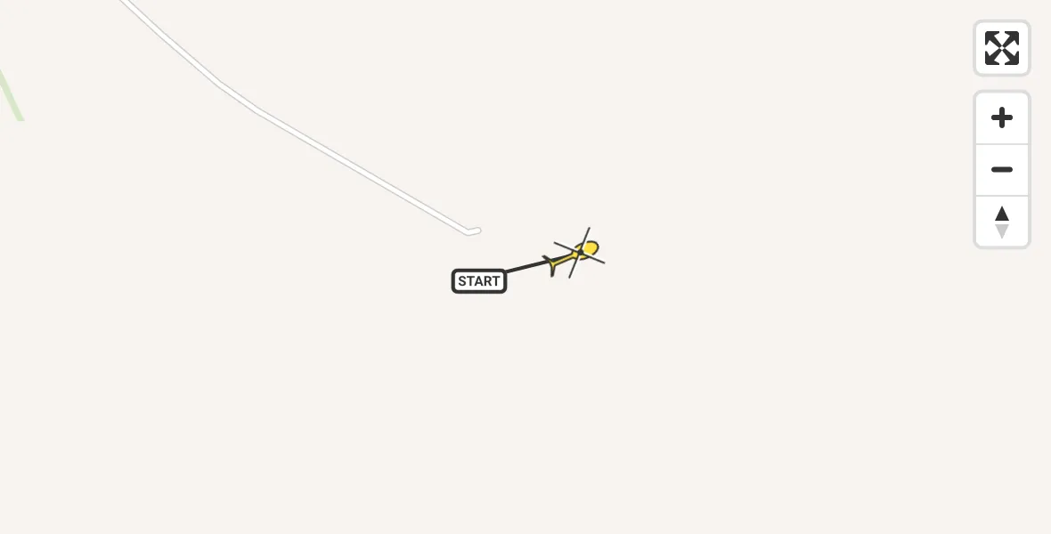 Routekaart van de vlucht: Traumahelikopter naar Brüggen