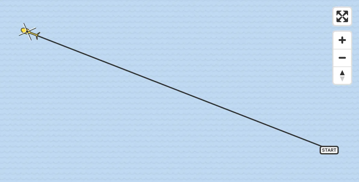 Routekaart van de vlucht: Ambulancehelikopter naar Formerum, Oosterom