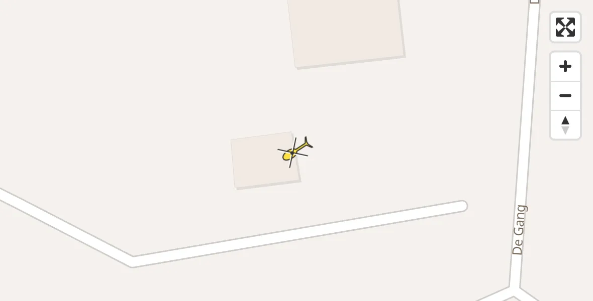 Routekaart van de vlucht: Traumahelikopter naar Borger