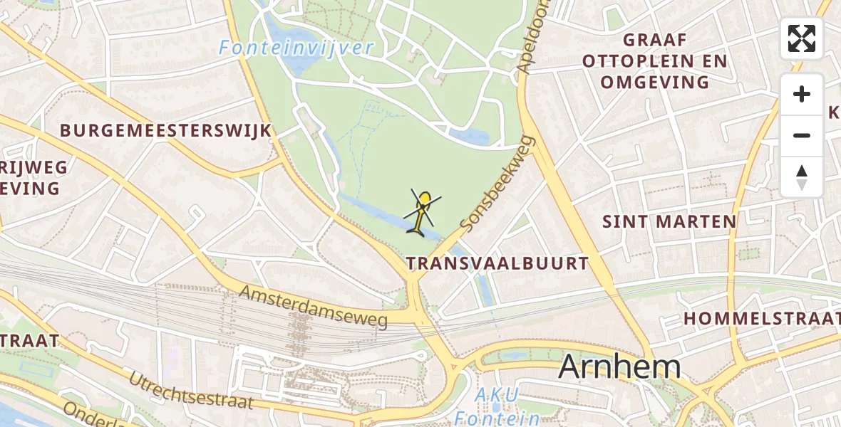 Routekaart van de vlucht: Traumahelikopter naar Arnhem