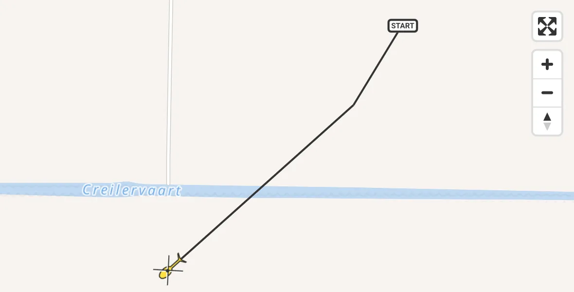 Routekaart van de vlucht: Traumaheli naar Bant, Klutenweg