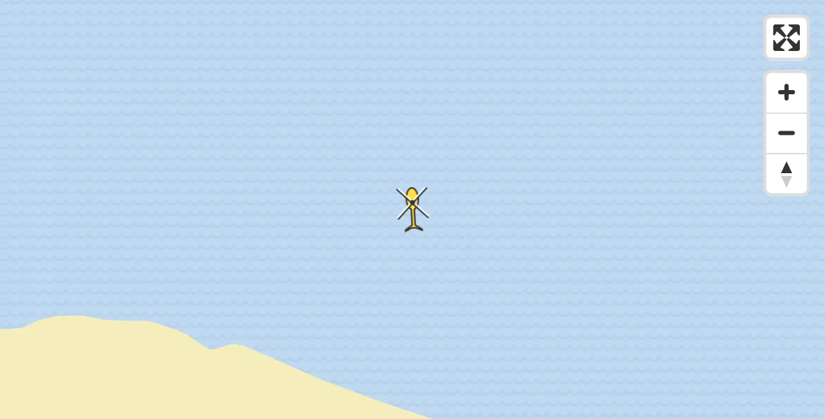 Routekaart van de vlucht: Ambulancehelikopter naar Ballum