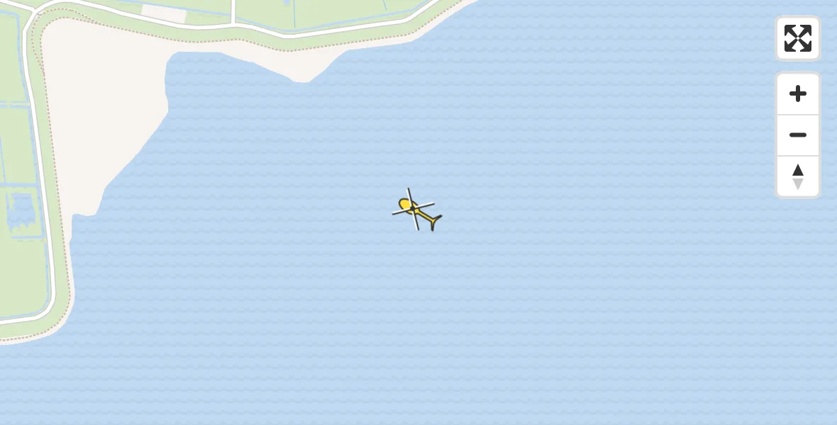 Routekaart van de vlucht: Ambulancehelikopter naar Formerum