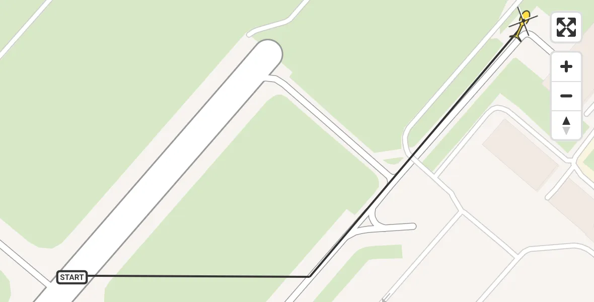 Vluchtroute Politiehelikopter van Schiphol naar Schiphol