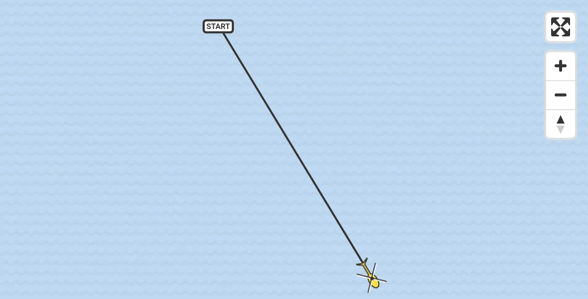Routekaart van de vlucht: Ambulancehelikopter naar Formerum