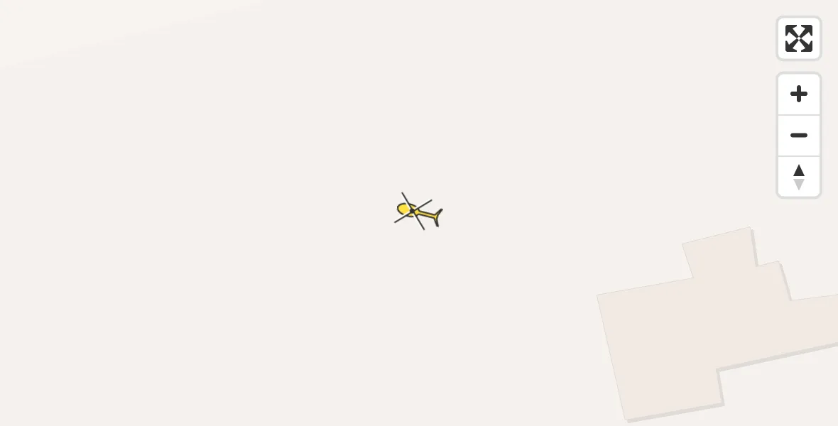 Routekaart van de vlucht: Traumahelikopter naar Nederweert