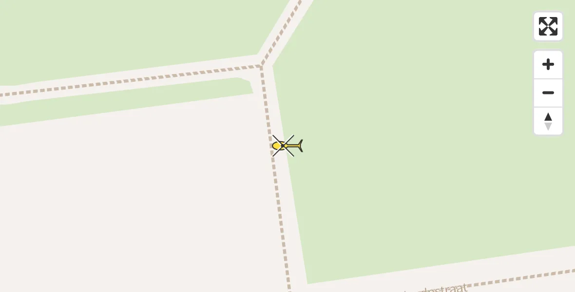 Routekaart van de vlucht: Traumahelikopter naar Zwolle