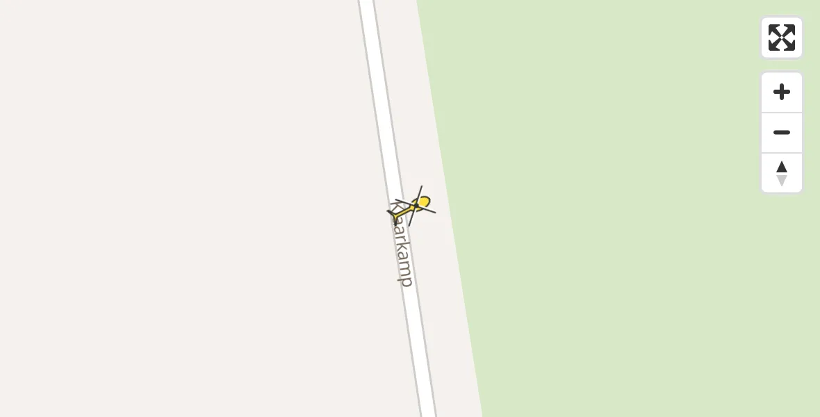 Routekaart van de vlucht: Traumahelikopter naar Gerkesklooster