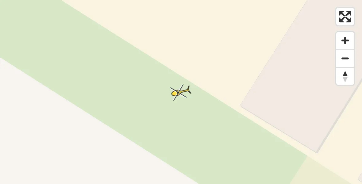 Routekaart van de vlucht: Traumahelikopter naar Smilde