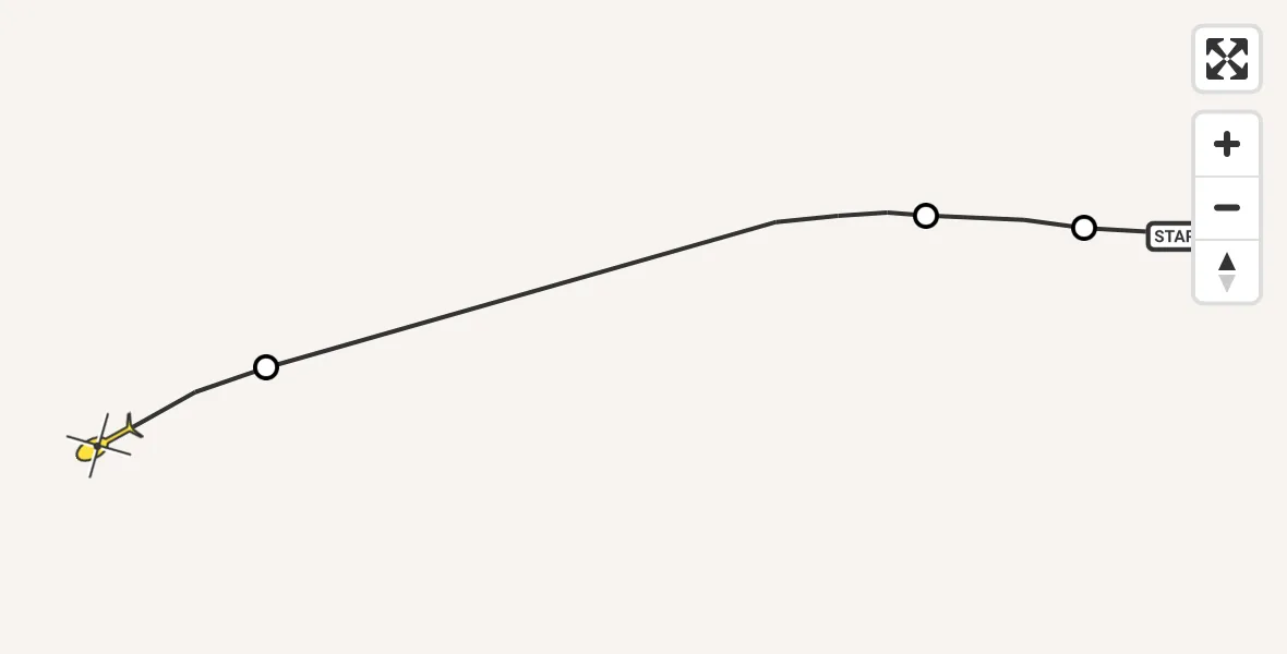 Routekaart van de vlucht: Ambulancehelikopter naar Bornheim