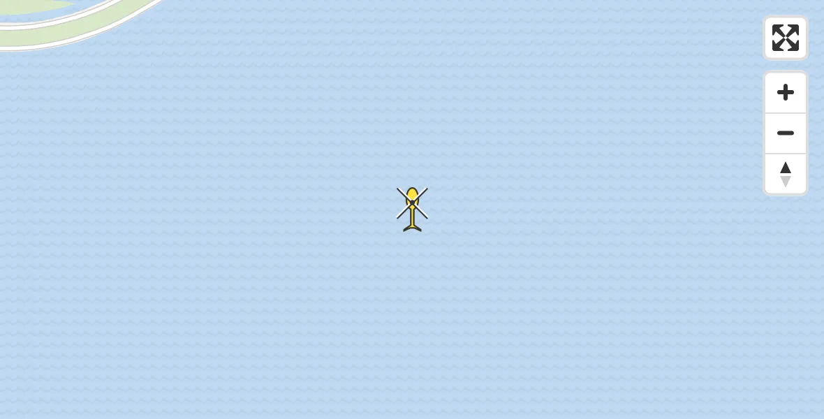 Routekaart van de vlucht: Ambulancehelikopter naar Ballum