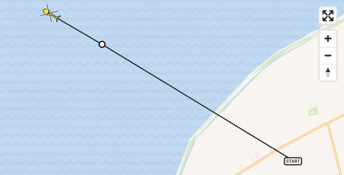 Routekaart van de vlucht: Ambulancehelikopter naar Formerum, Vingegat