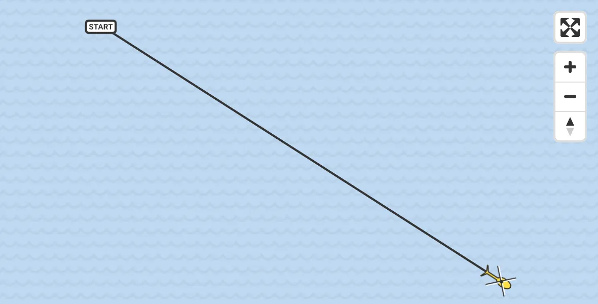 Routekaart van de vlucht: Ambulancehelikopter naar Formerum, Oost Meep